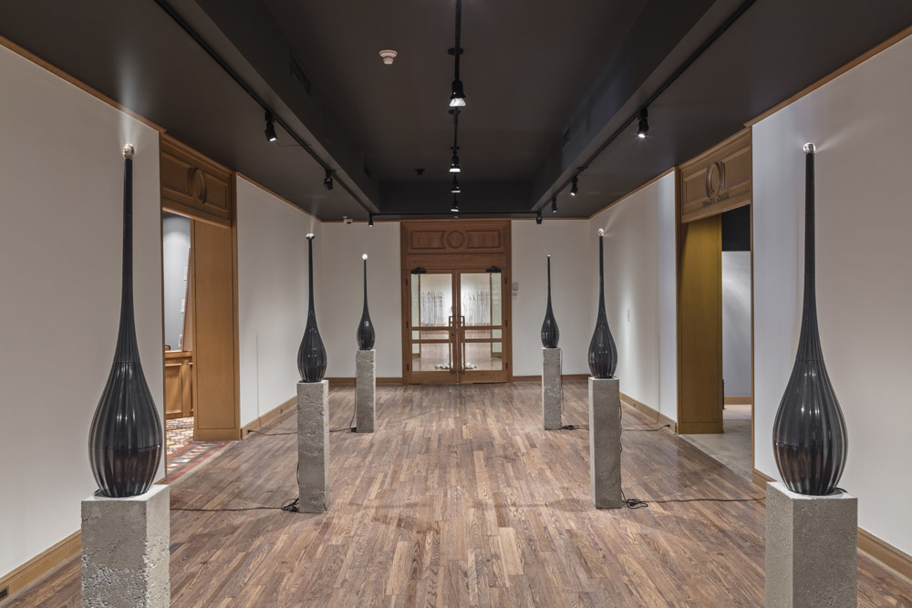 Walkthrough of exhibition install