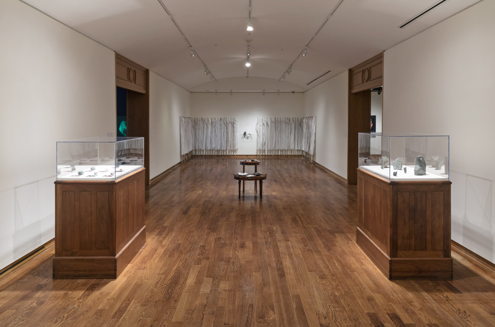 Walkthrough of exhibition install