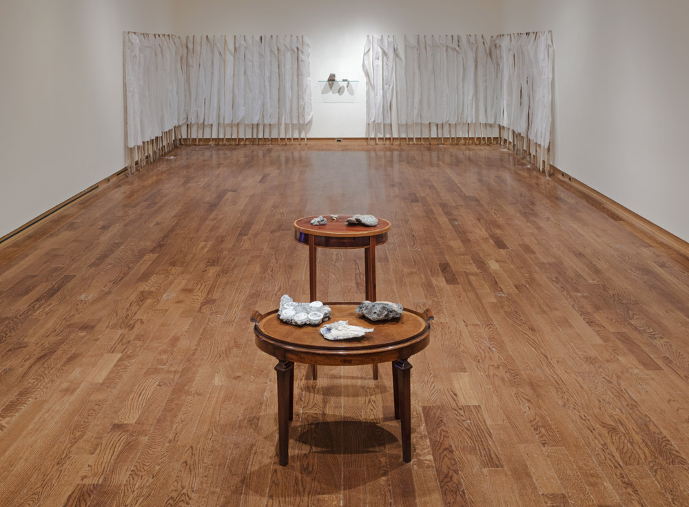 Walkthrough of exhibition install
