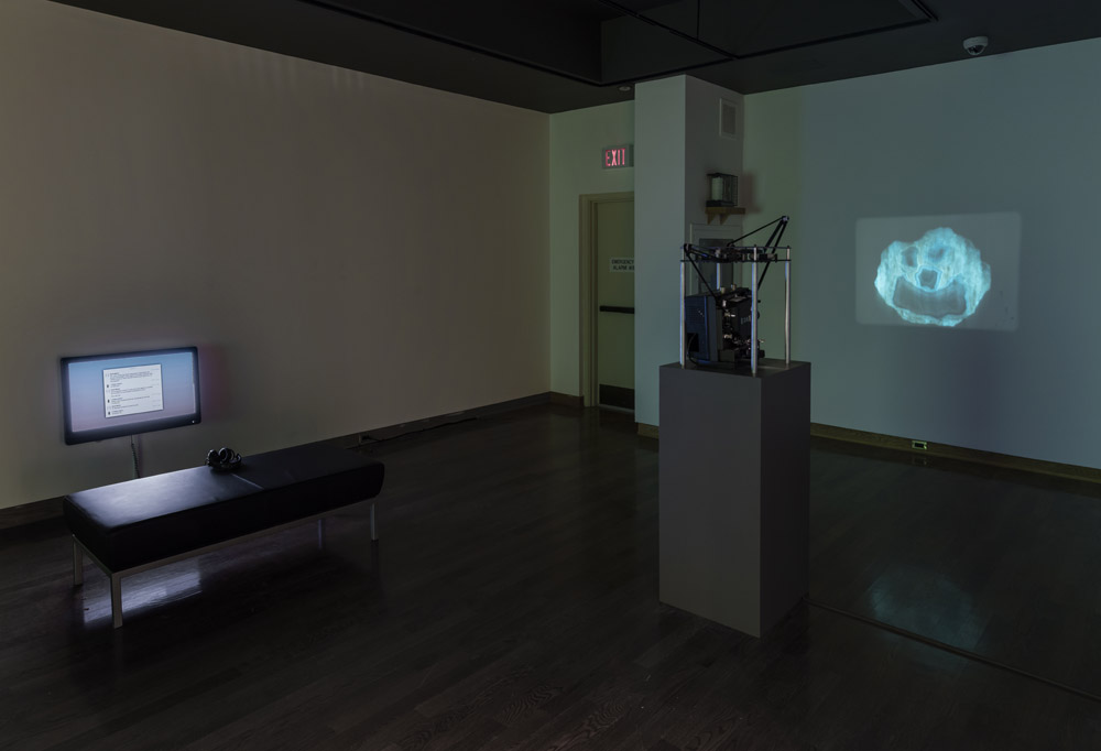 Walkthrough of exhibition install